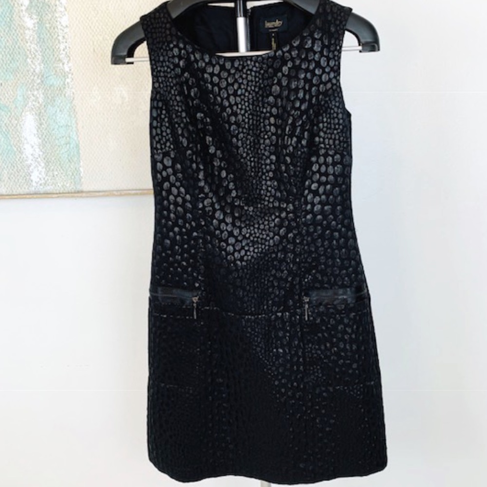 Laundry Shelli Segal black w/dark silver dress.4.